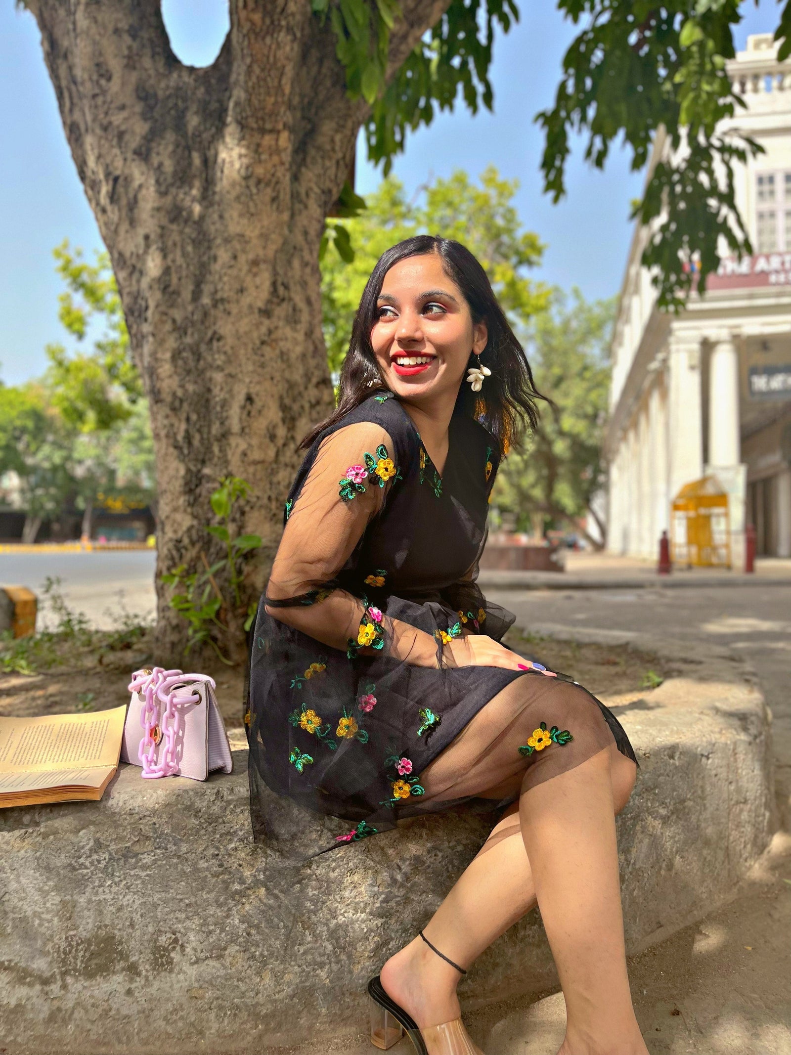 Women Skater Black Dress