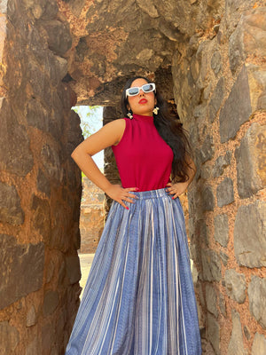TANDUL  Women Printed Flared Multicolor Skirt