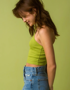 TANDUL Casual Solid Women Green Top