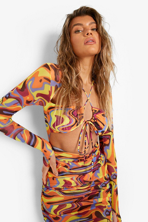 Women Co-ords Multicolor Dress