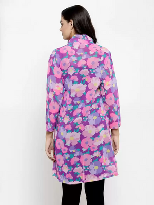 TANDUL  Women 3/4th Sleeve Multicolor Shrug