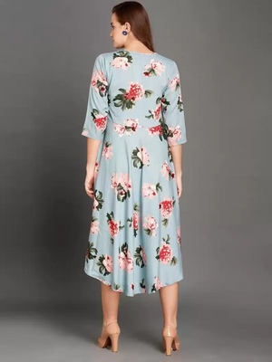 TANDUL  Women Fit and Flare Multicolor Dress