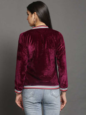 Full Sleeve Solid Women Jacket