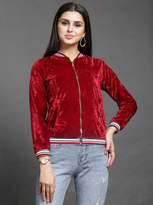 TANDUL  Full Sleeve Solid Women Jacket