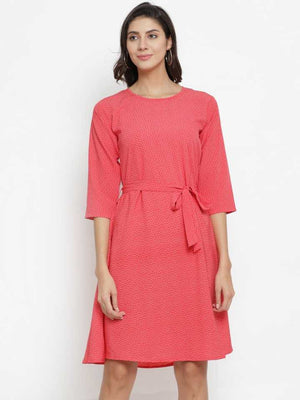 TANDUL  Women Fit and Flare Multicolor Dress