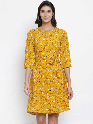 TANDUL  Women Fit and Flare Multicolor Dress