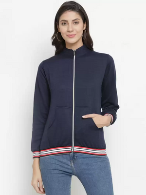 TANDUL  Full Sleeve Solid Women Casual Jacket