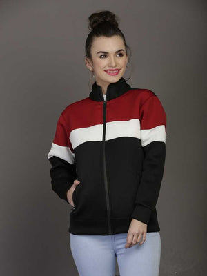 TANDUL  Full Sleeve Color Block Women Jacket