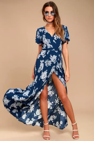 ZARVEY  Women Maxi Multicolor Dress