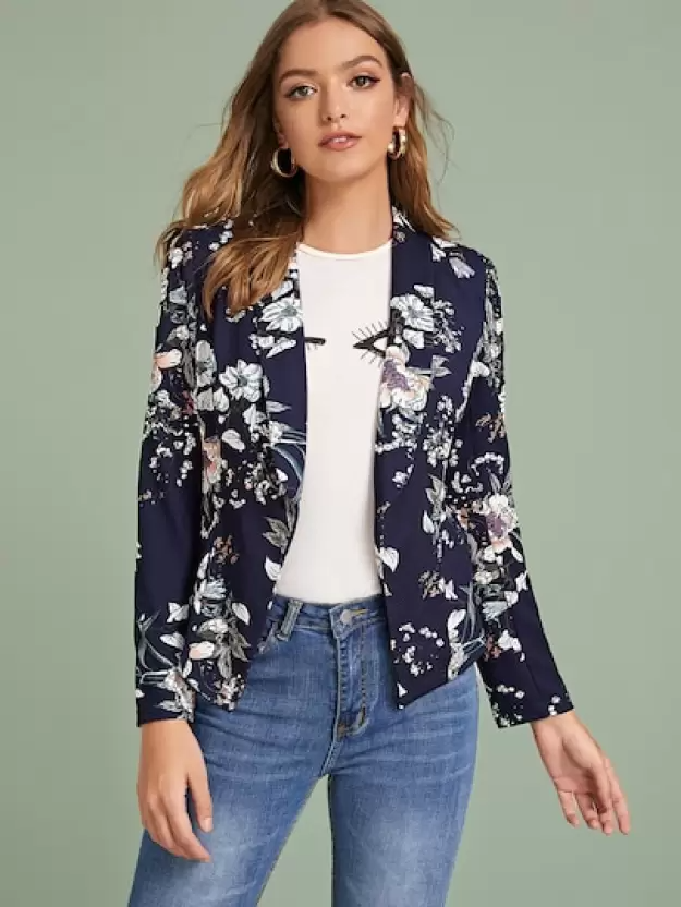TANDUL  Women Jacket Style Full Sleeve Multicolor Shrug