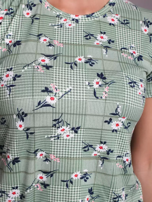 TANDUL  Casual Regular Sleeves Printed Women Multicolor Top