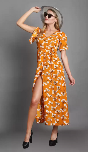 TANDUL INSTA  Women Maxi Multicolor Dress