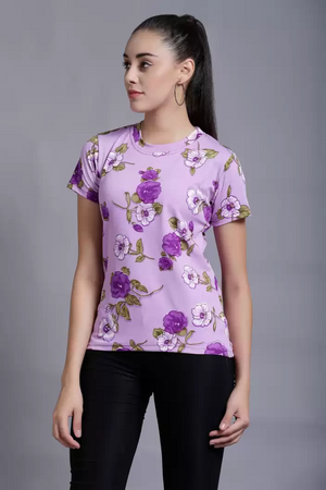 TANDUL  Casual Regular Sleeves Floral Print Women Multicolor Top