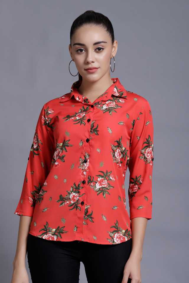 TANDUL  Women Regular Fit Printed Formal Shirt