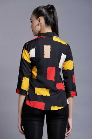 TANDUL  Women Regular Fit Printed Formal Shirt