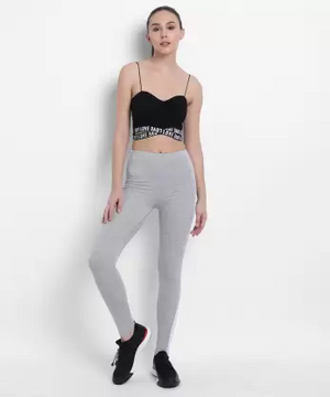 TANDUL Ankle Length Western Wear Legging  (Grey, Self Design)
