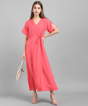 TANDUL  Women Maxi Pink Dress