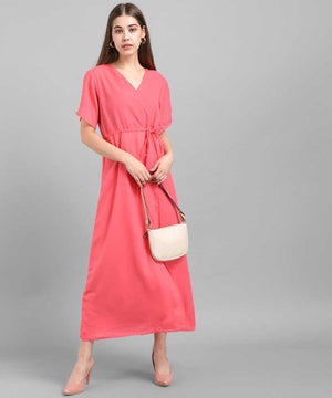 TANDUL  Women Maxi Pink Dress