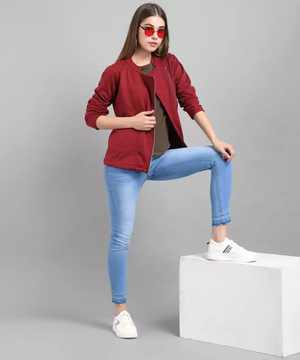 TANDUL  Full Sleeve Solid Women Jacket