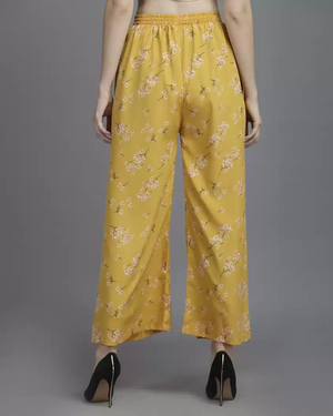 TANDUL  Regular Fit Women Multicolor Pure Crepe Trousers