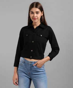 Full Sleeve Solid Women Jacket