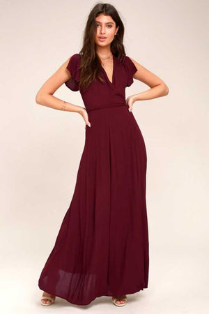 TANDUL  Women A-line Maroon Dress
