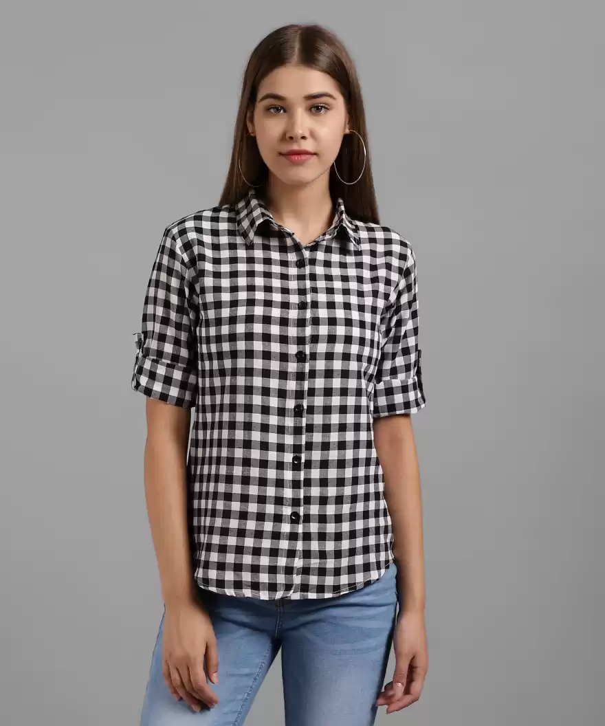 TANDUL  Women Regular Fit Printed Formal Shirt