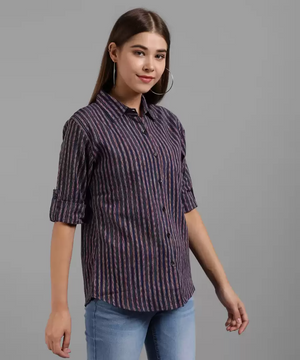 TANDUL  Women Regular Fit Printed Formal Shirt