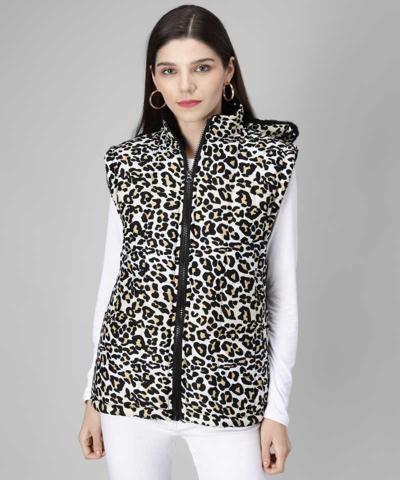 TANDUL  Sleeveless Printed Women Jacket