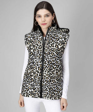 TANDUL  Sleeveless Printed Women Jacket