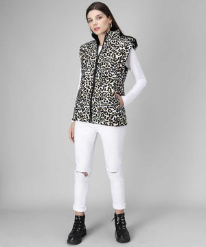 TANDUL  Sleeveless Printed Women Jacket