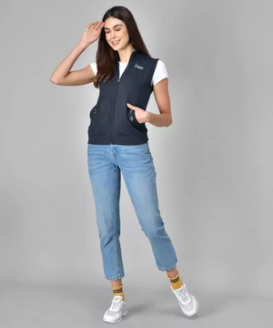 TANDUL  Sleeveless Solid Women Jacket