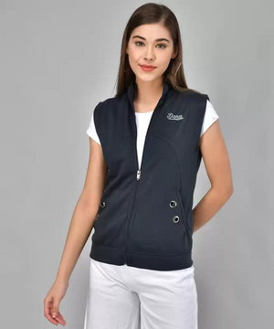 TANDUL  Sleeveless Solid Women Jacket