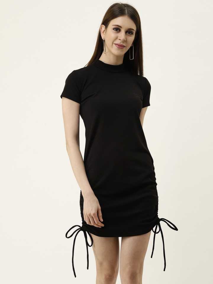TANDUL  Women Bandage Black Dress