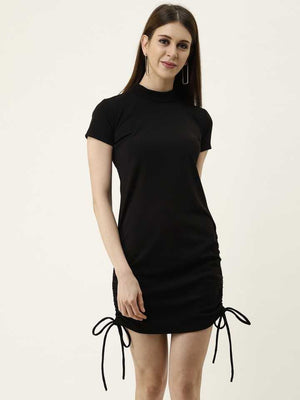 TANDUL  Women Bandage Black Dress