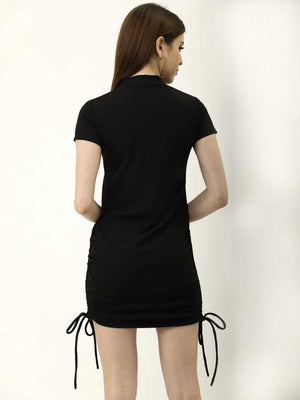 TANDUL  Women Bandage Black Dress
