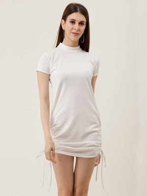 Women Bandage White Dress
