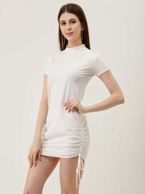 Women Bandage White Dress