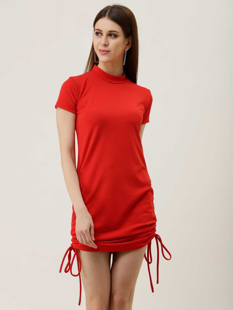 Women Bandage Red Dress
