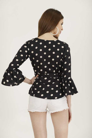 Casual Regular Sleeves Printed Women Multicolor Top