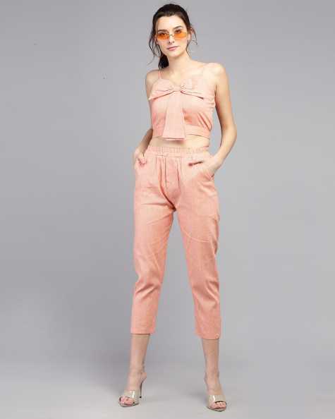 TANDUL  Women Two Piece Dress Pink Dress
