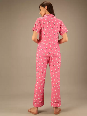 TANDUL  Women Printed Multicolor Shirt & Pyjama set