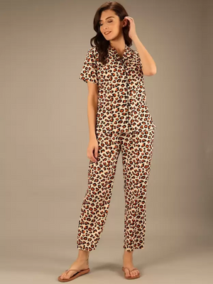 TANDUL  Women Printed Multicolor Shirt & Pyjama set