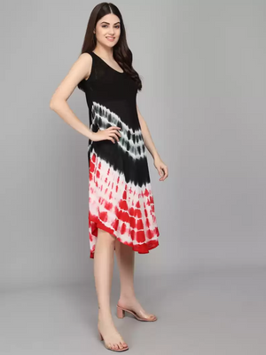 TANDUL  Women High Low Multicolor Dress