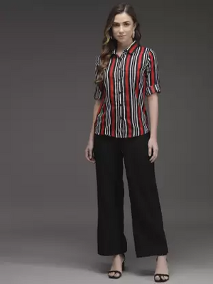 Women Checkered Casual Multicolor Shirt