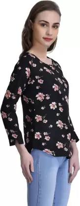 Casual Printed Women Multicolor Top
