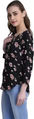 Casual Printed Women Multicolor Top