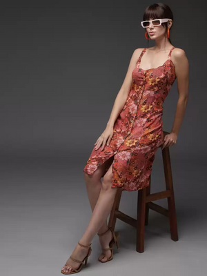 TANDUL  Women Fit and Flare Multicolor Dress