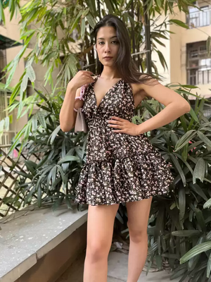 TANDUL  Women Fit and Flare Multicolor Dress