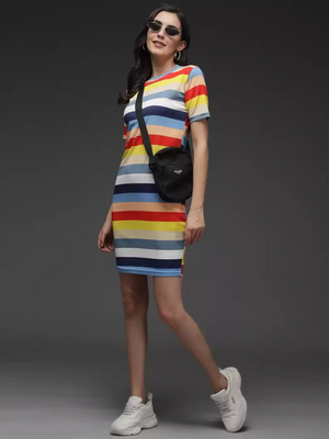 TANDUL  Women Bodycon Multicolor Dress
